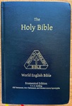 World English Bible Ecumenical Edition U. S. A. Spelling recycled leather color illustrated